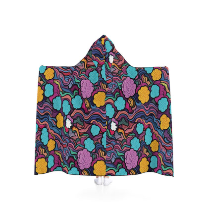 Thought Puffs Hooded Blanket