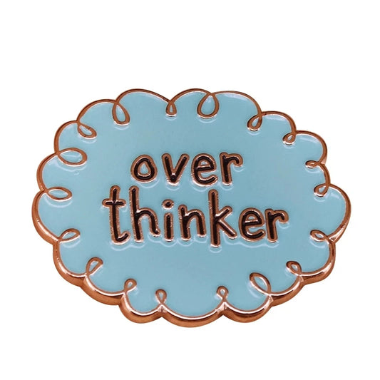 Overthinking Cloud Enamel Pin