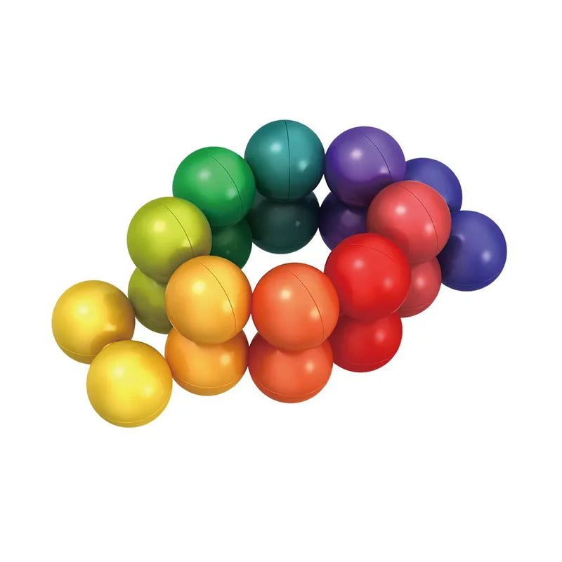 Rainbow Puzzle Balls