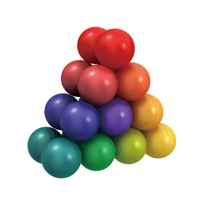 Rainbow Puzzle Balls