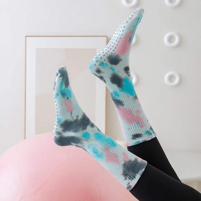 Tie-dyed Non-slip Yoga Socks