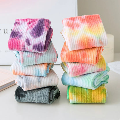 Tie-dyed Non-slip Yoga Socks