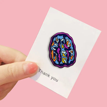 Beautiful Brain ADHD Enamel Pin